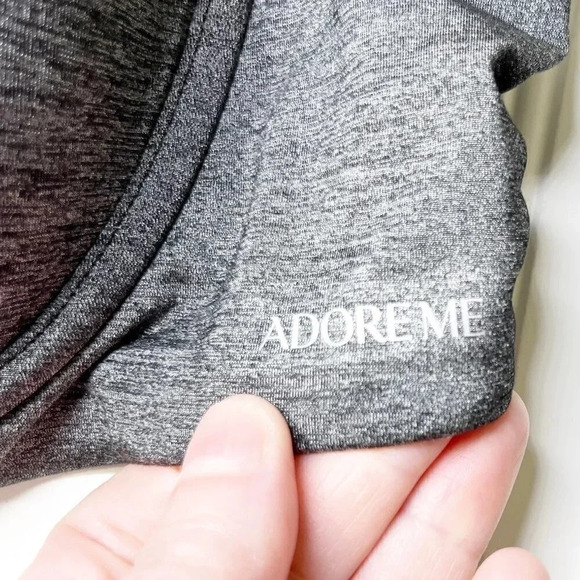 Adore Me Black & Gray Underwire Bra Women's Plus Size 42C - Picture 3 of 6